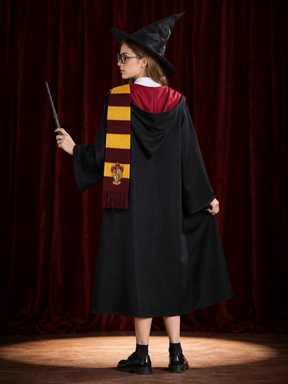 Harry Potter Gryffindor Robe for Cosplay and Halloween back view