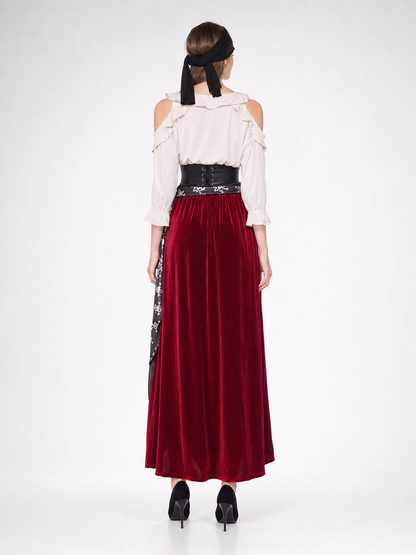 Pirate Costume for Cosplay, Halloween, and Stage Performances