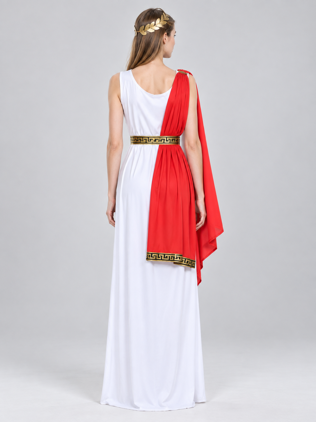 Ancient-Style Carnival Costume with Draping back view