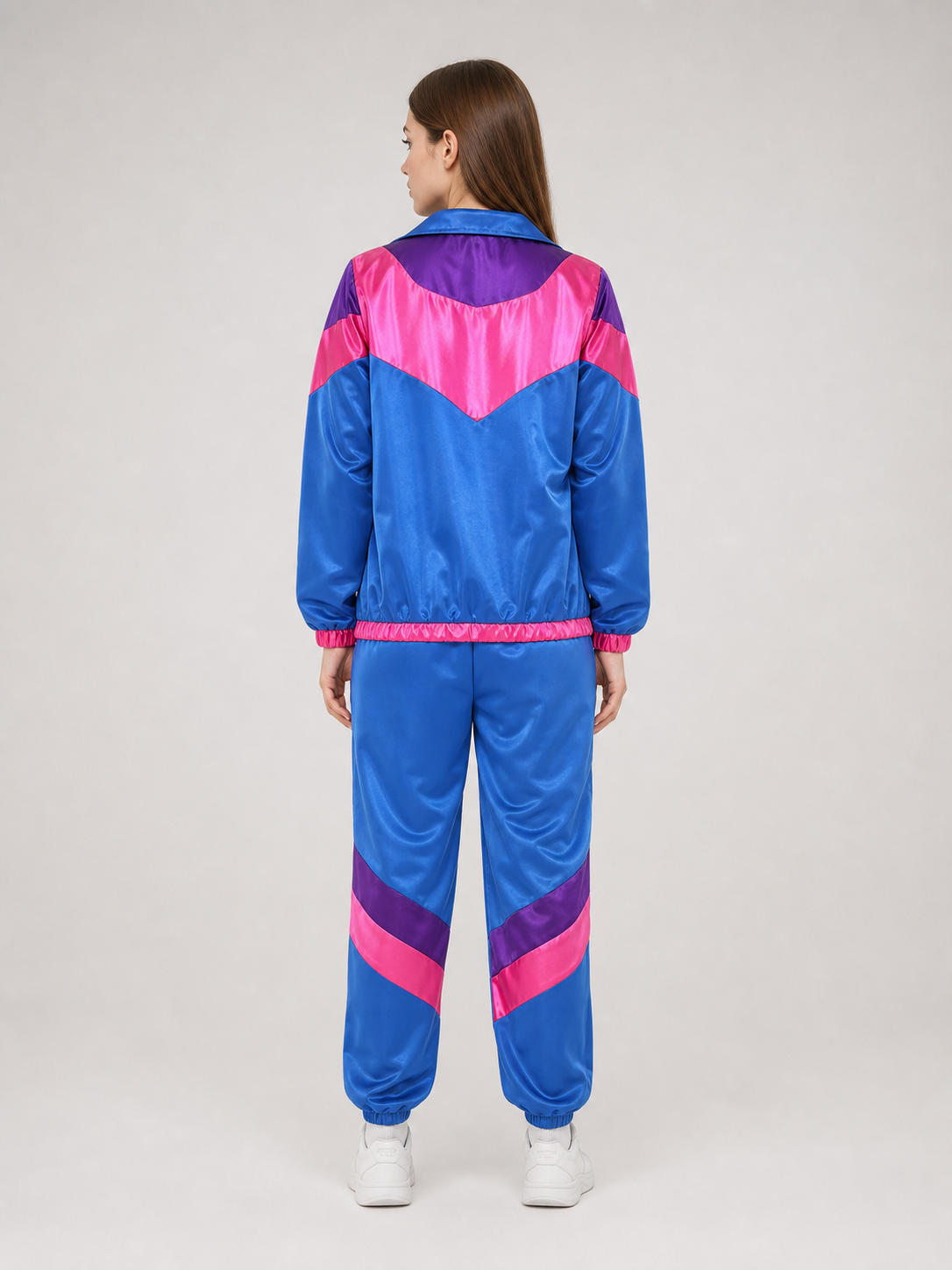Performance costume: jacket and pants, retro style back view
