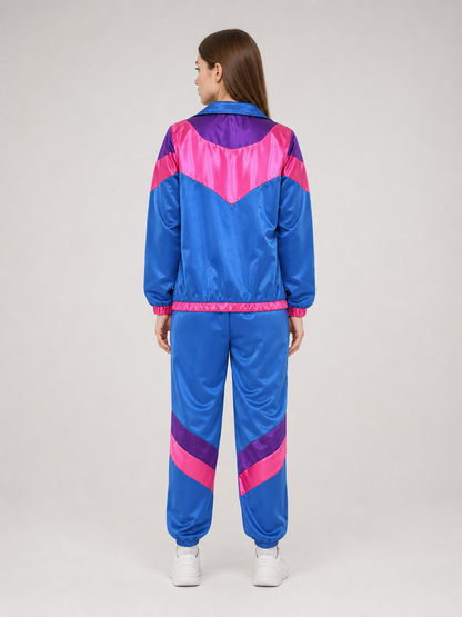 Performance costume: jacket and pants, retro style back view