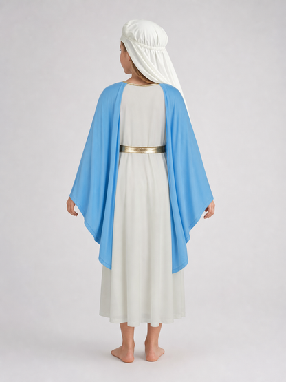 Biblical Costume with Veil and Belt