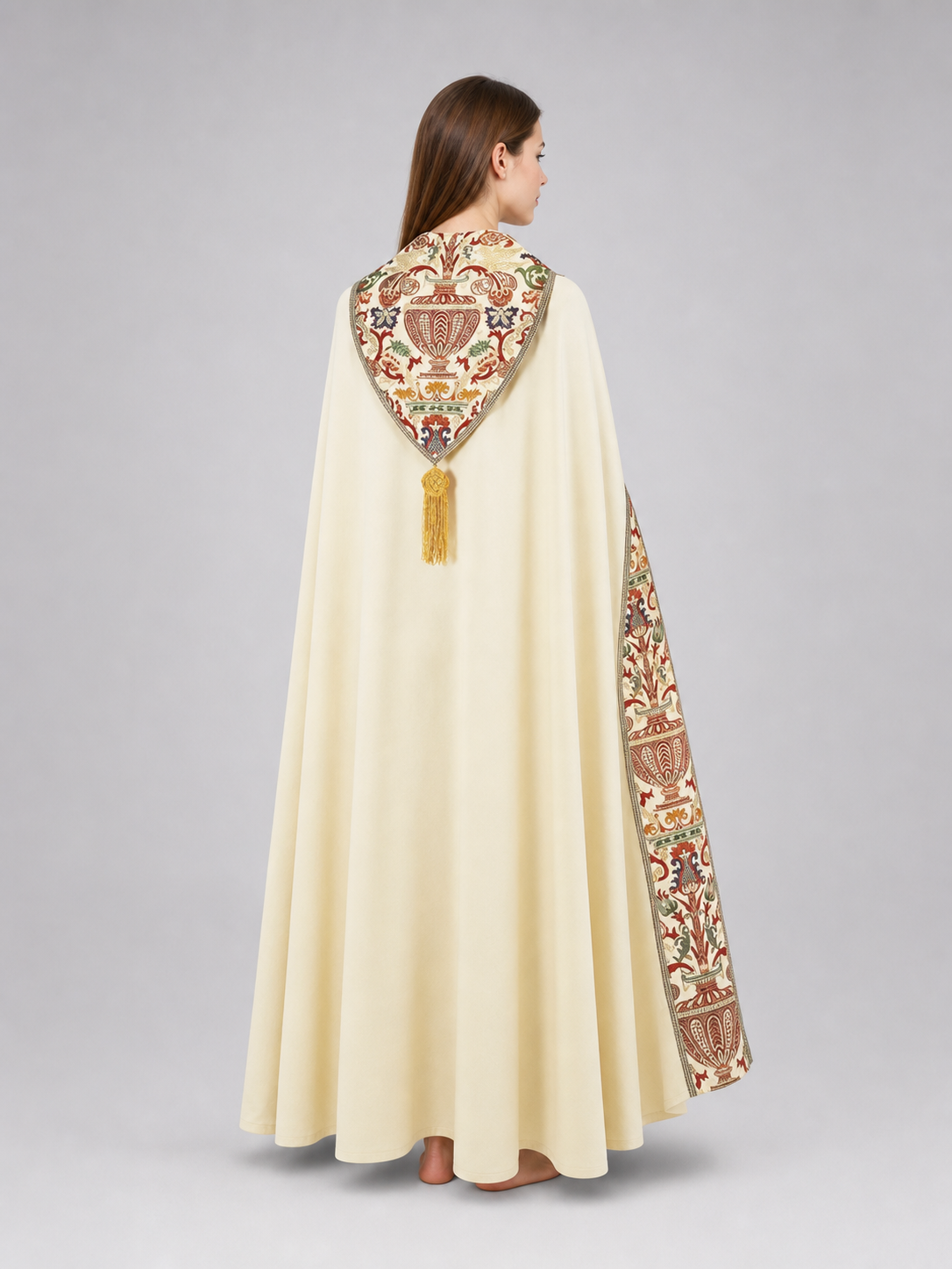 Medieval Fringed Cape for Cosplay