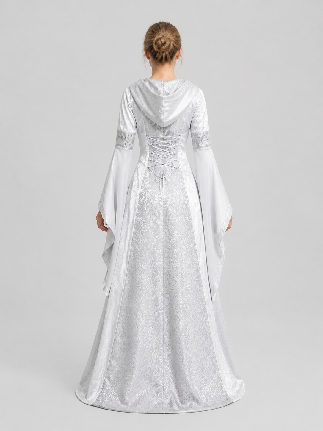 Long Hooded Dress, Medieval Cosplay