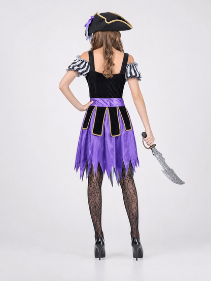 Pirate Costume with Dress and Hat
