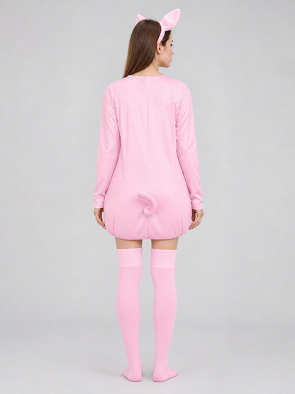 Adult Pink Pig Costume