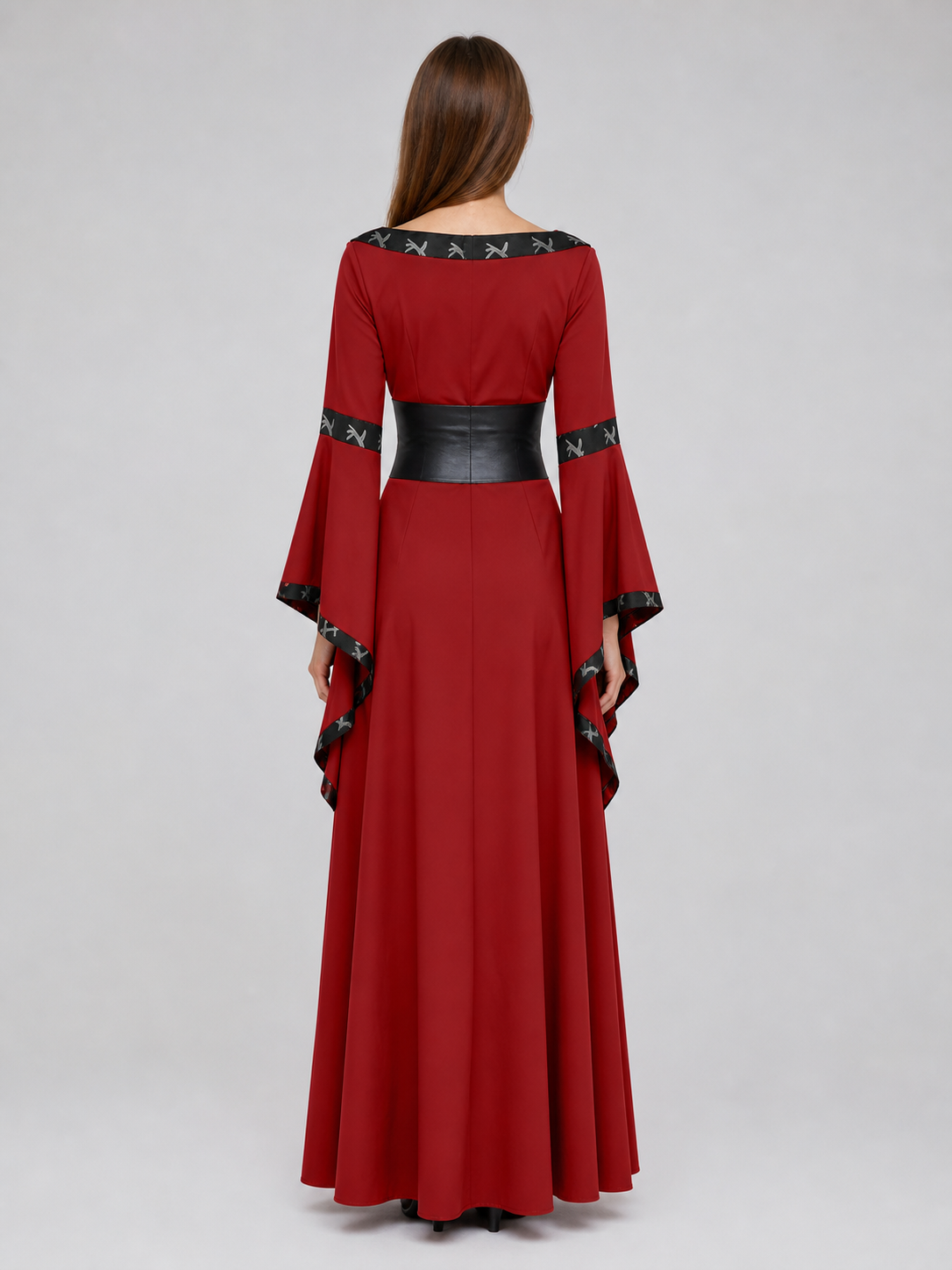 Gothic Medieval Hooded Dress