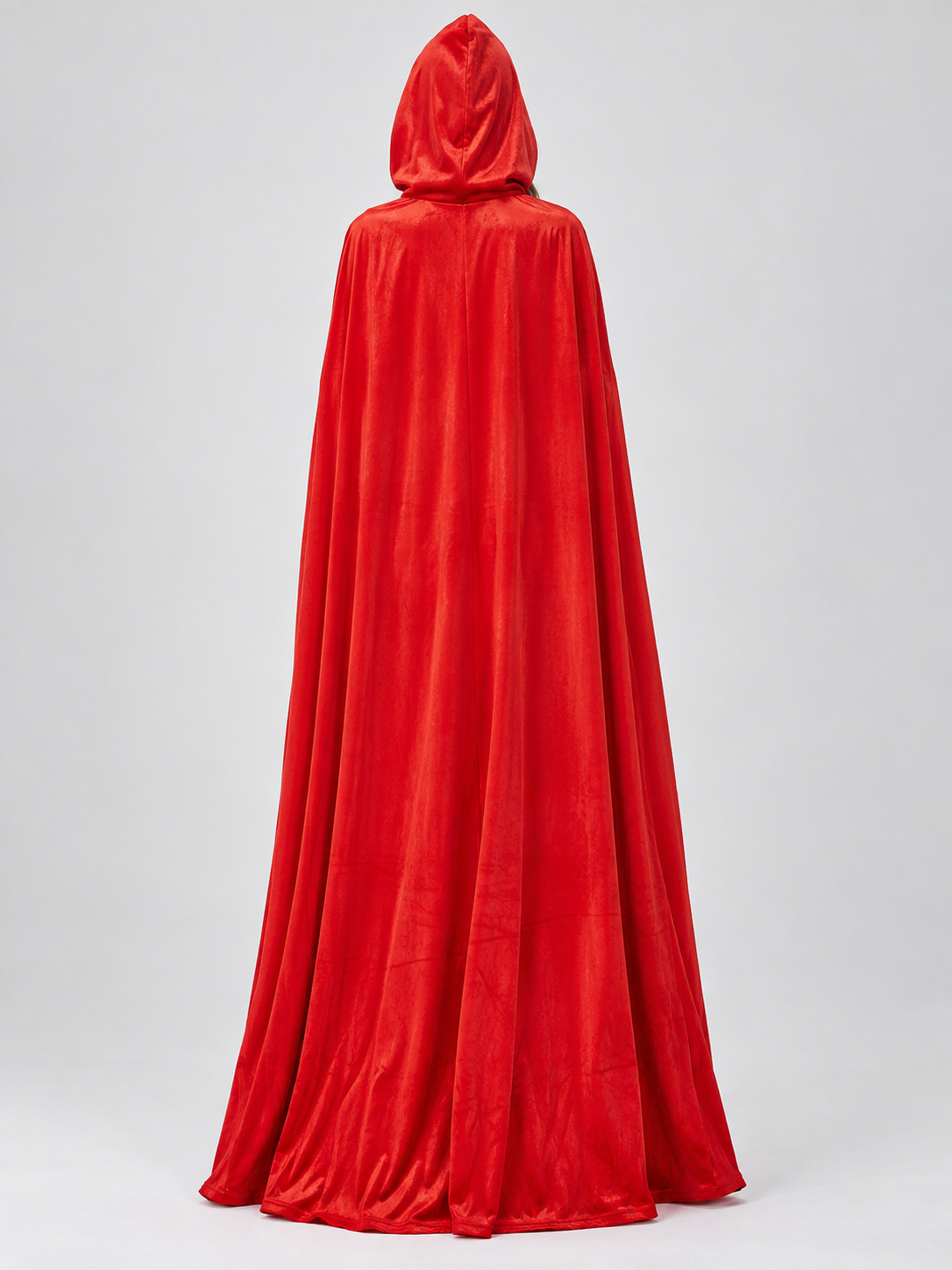 Red Long Hooded Vampire Cape