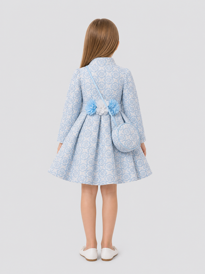 Dressy 3-Piece Set: Jacket, Skirt, and Handbag
