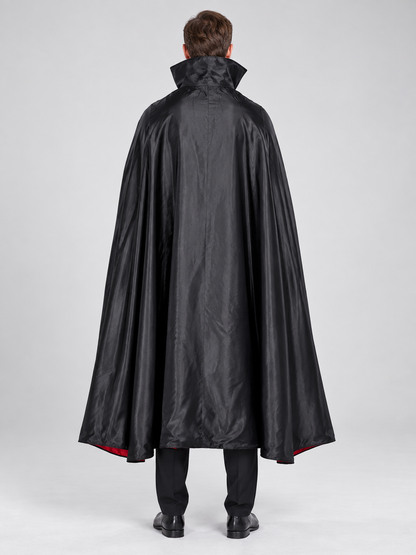 Vampire-Style Costume with Cape back view