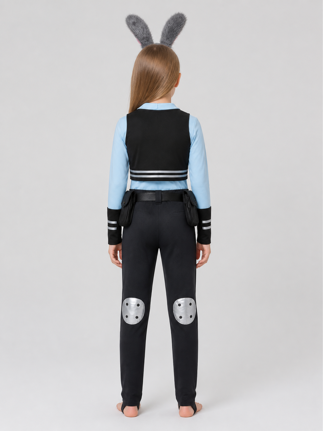 Judy Zootopia Cosplay Costume with Ears back view