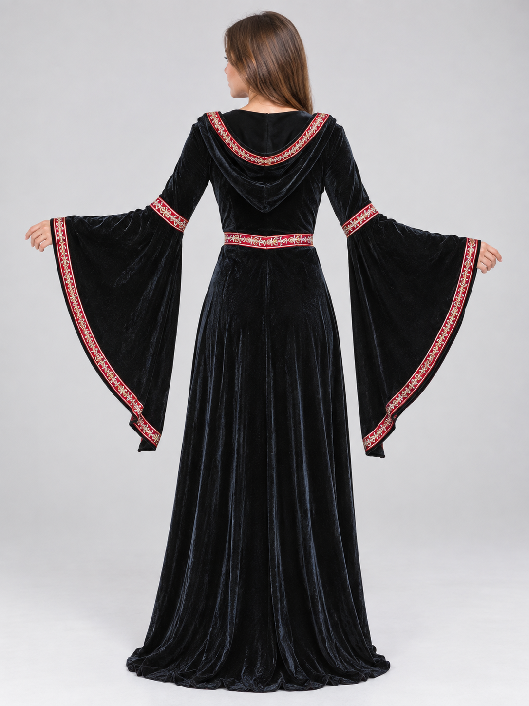 Witch and Vampire Style Hooded Costume