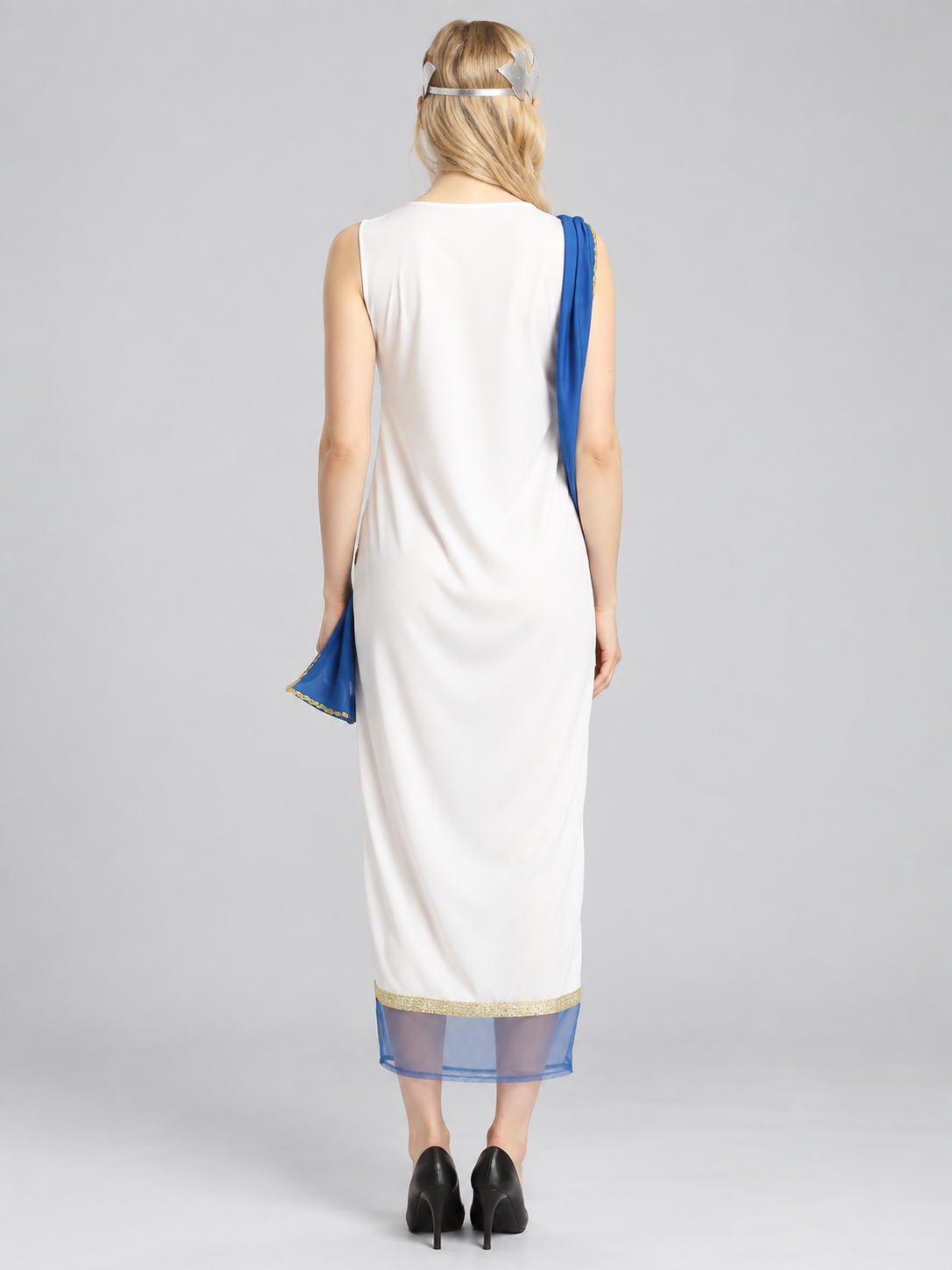 Zeus Carnival Costume with Drape and Headpiece