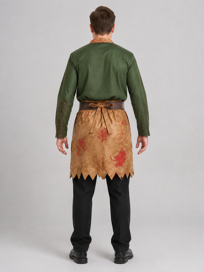 Zombie Costume with Mask and Apron