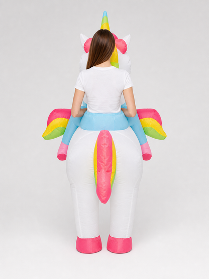 Inflatable Costume: Unicorn, Shark, or Alien