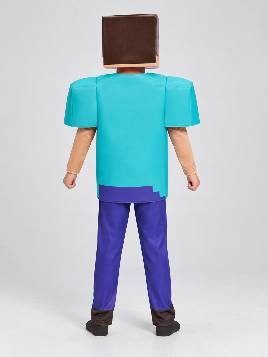 Carnival Costume with 3D Mask and Pixel Design