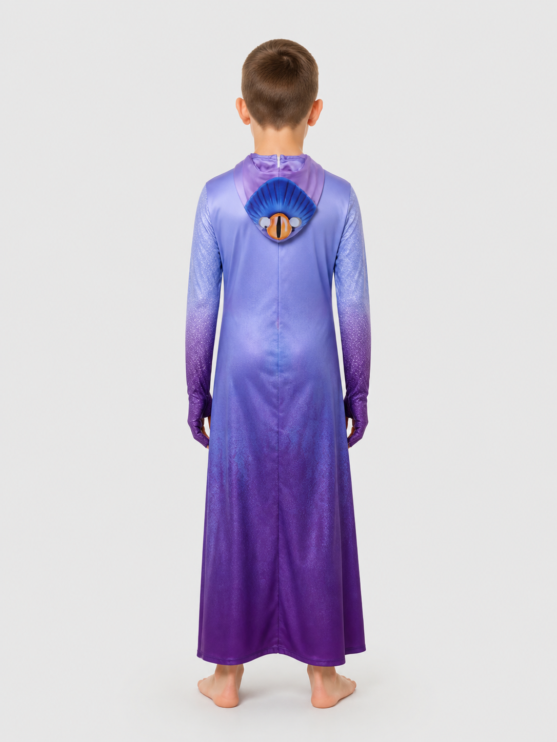 Halloween Fish Costume with Hood back view