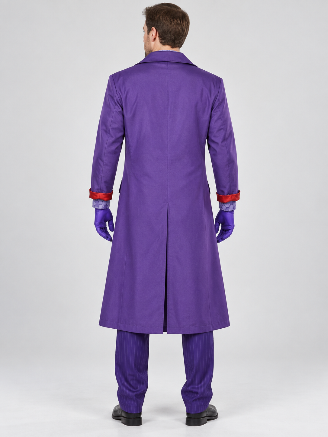 Joker Cosplay Costume: Purple with Vest