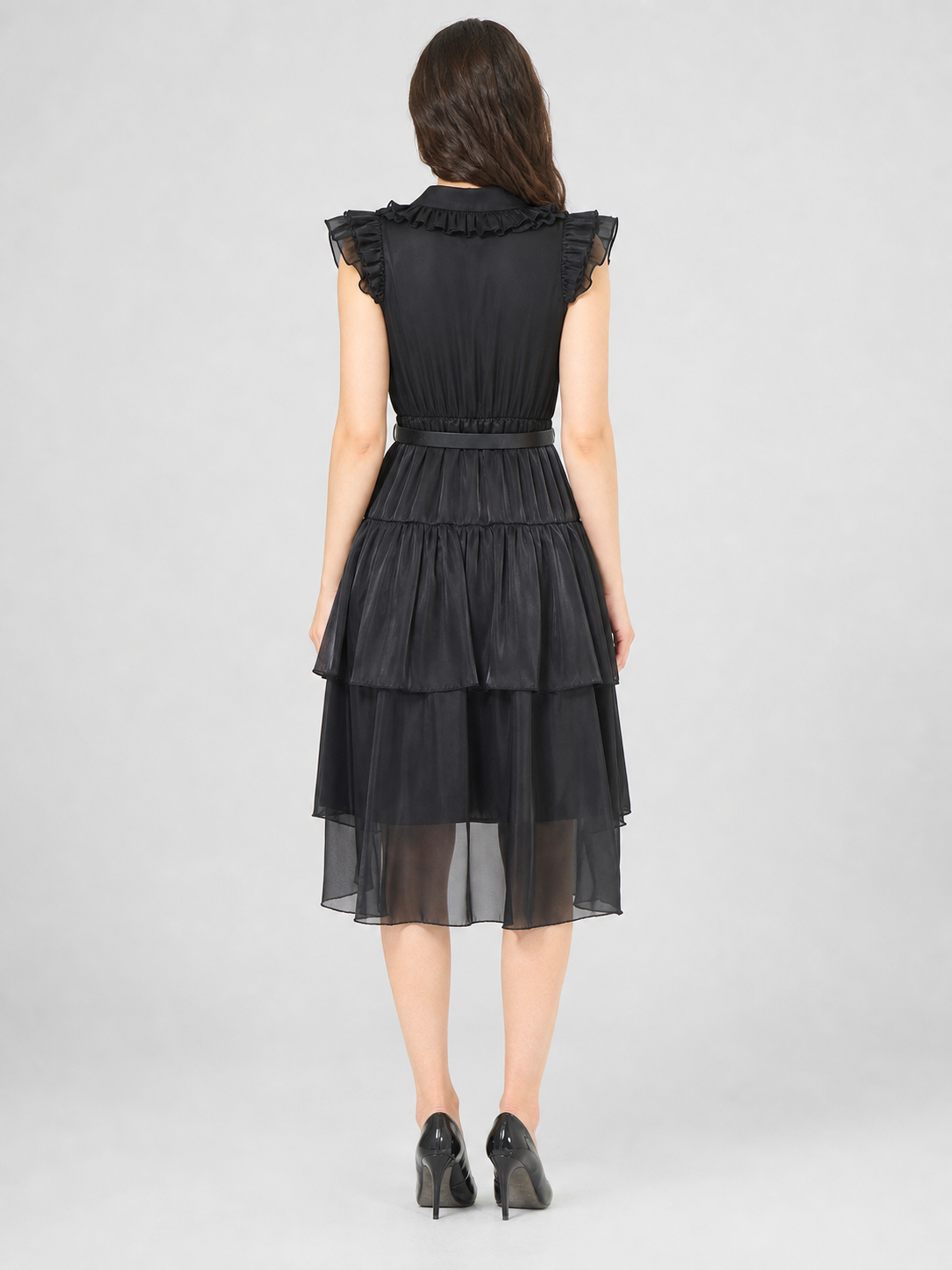 Wednesday Addams Cosplay Dress, Punk Style