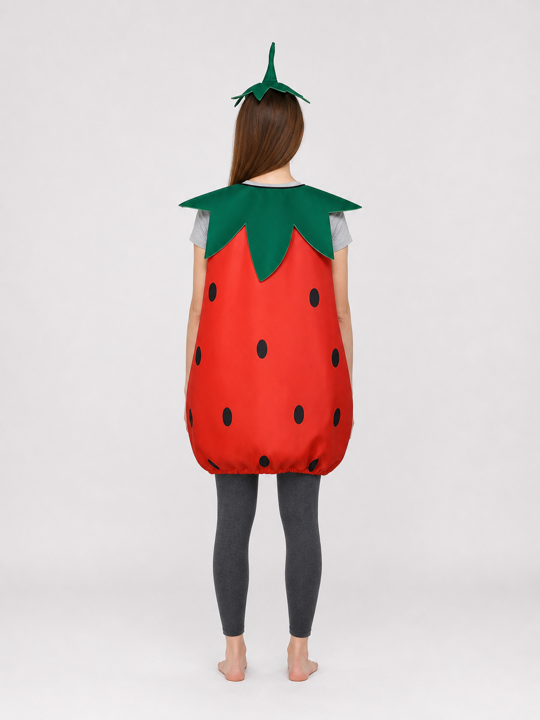 Adult Strawberry Costume with Mask