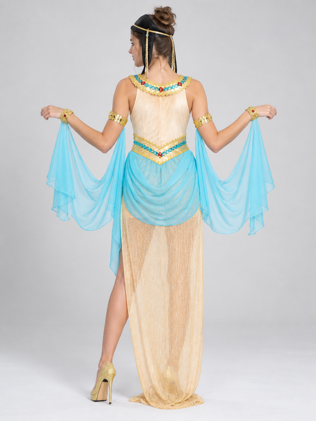 Egyptian-Style Carnival Costume with Headpiece