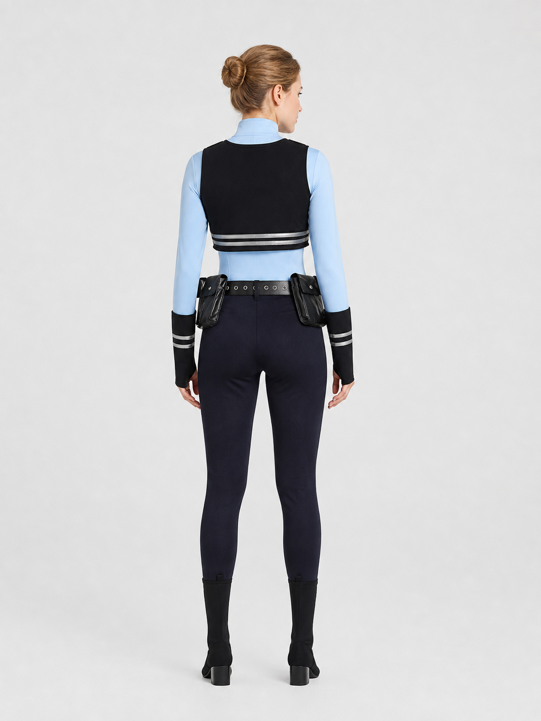 Judy Police Officer Cosplay Costume from Zootopia back view