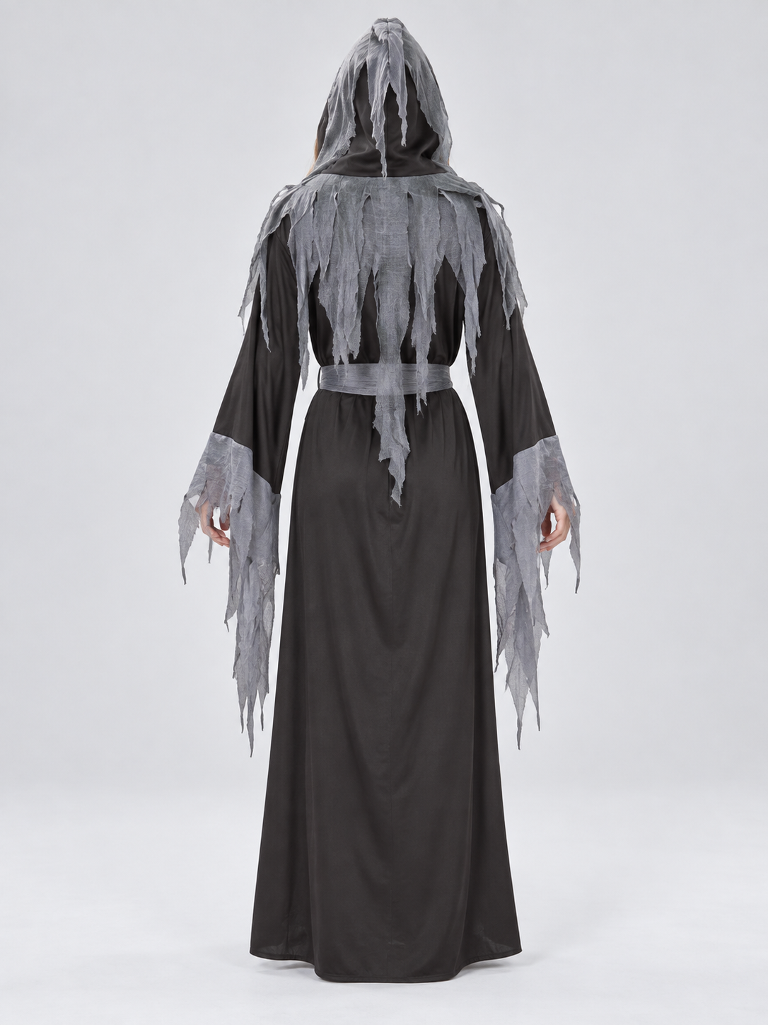 Vampire Costume with Hood, Cape, and Belt