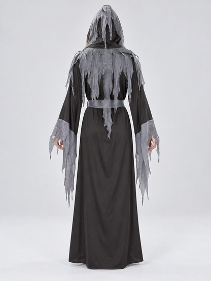 Vampire Costume with Hood, Cape, and Belt