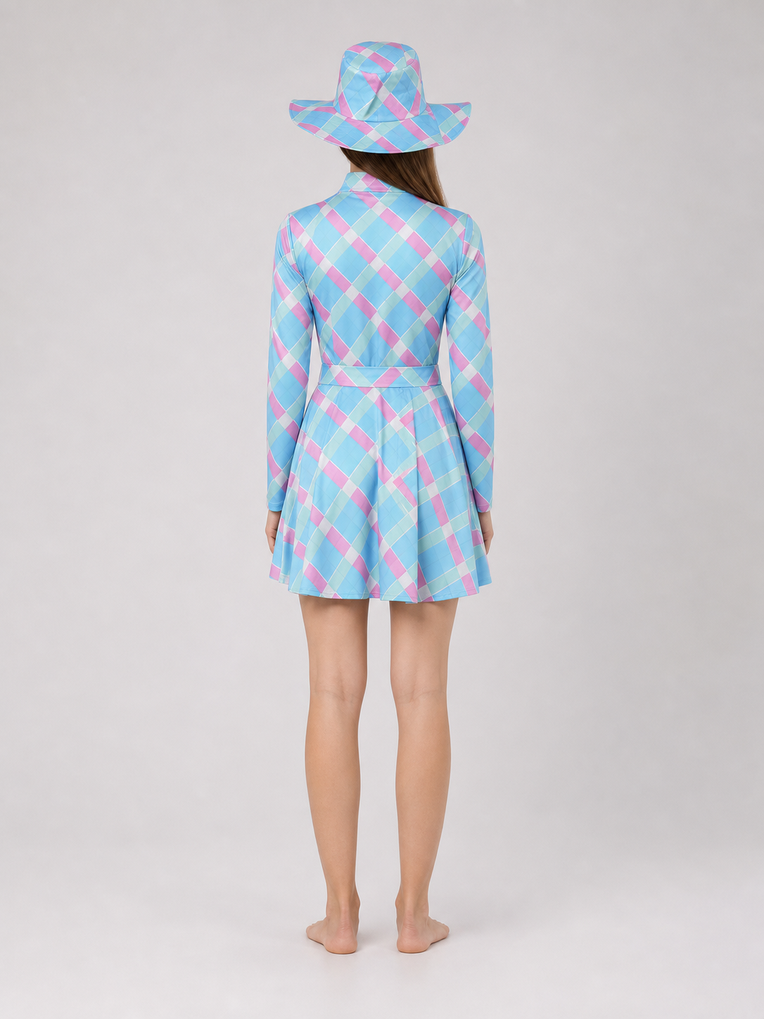 Barbie Cosplay Costume: Dress, Hat, and Belt