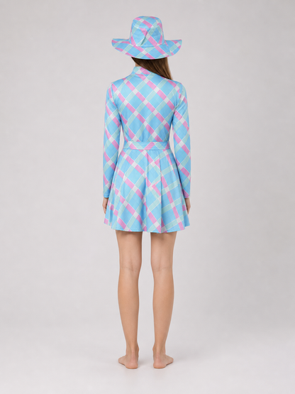 Barbie Cosplay Costume: Dress, Hat, and Belt