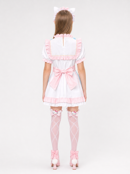 Emma Woods Hello Kitty Cosplay Costume with Accessories