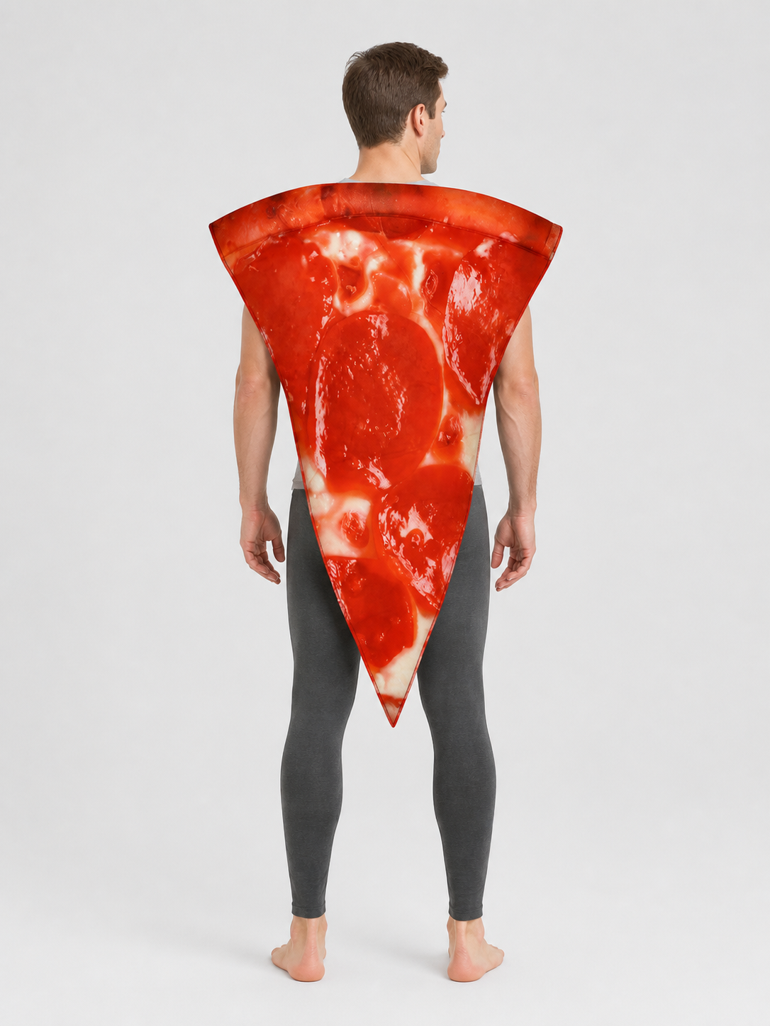 Pizza Slice Carnival Costume, One Size back view