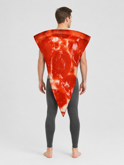 Pizza Slice Carnival Costume, One Size back view