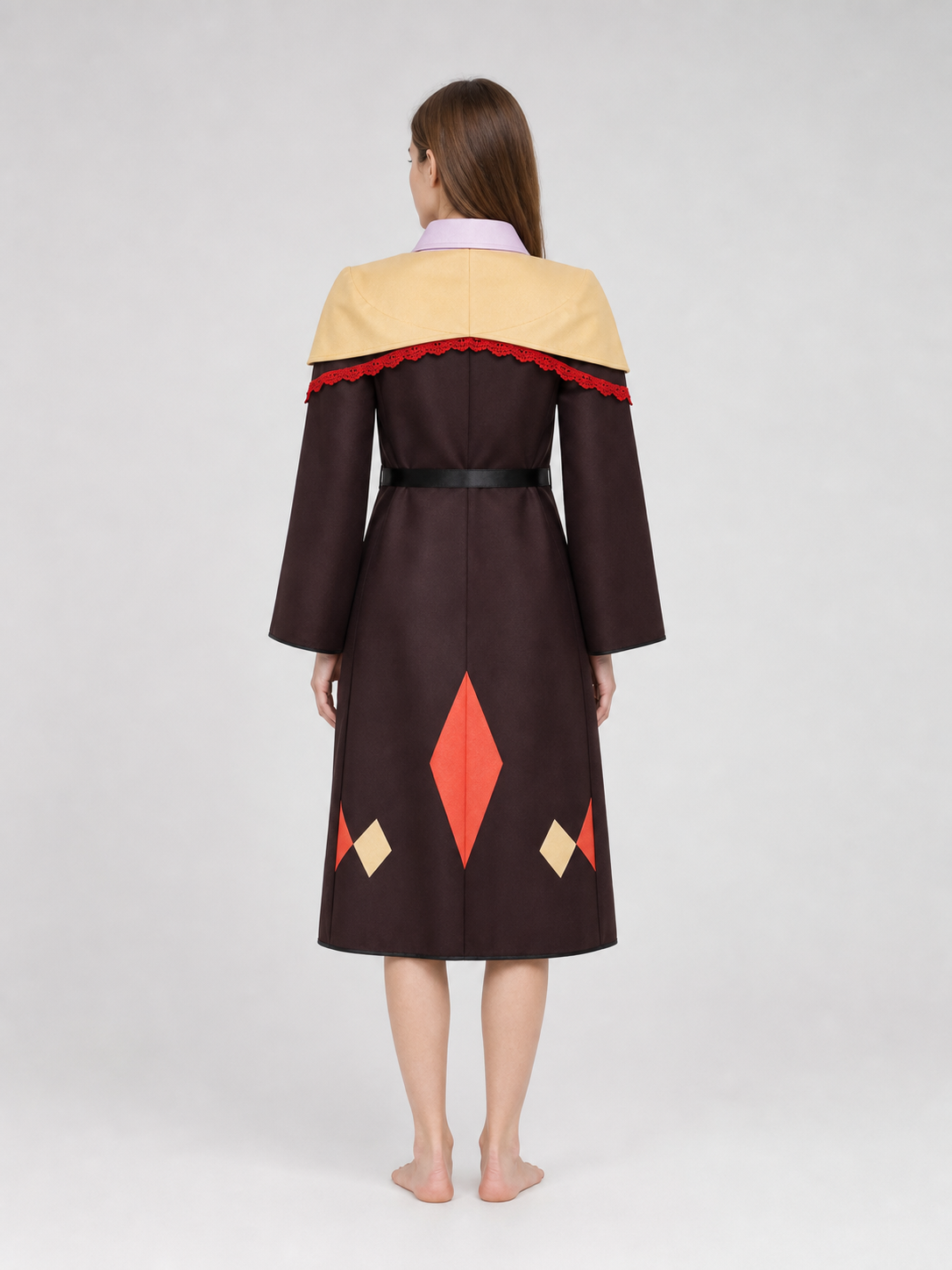 Megumin Cosplay Costume: Shirt, Skirt, Cloak, Hat