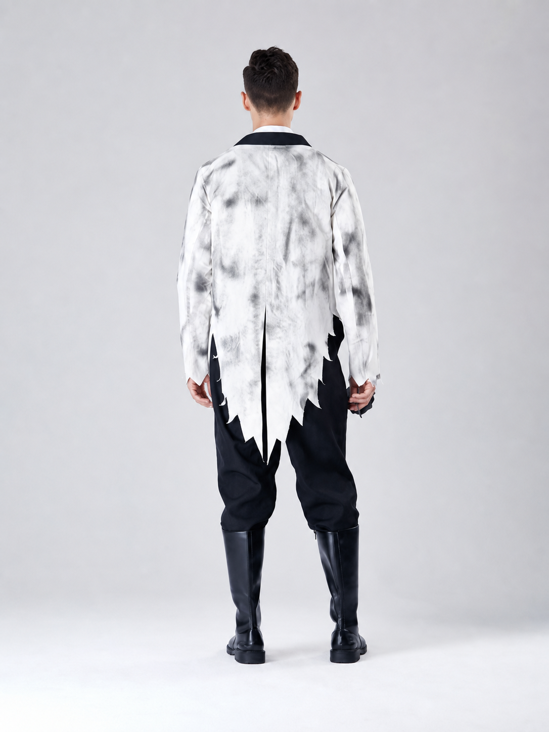 Gothic Halloween Costume: Shirt, Pants, Brooch