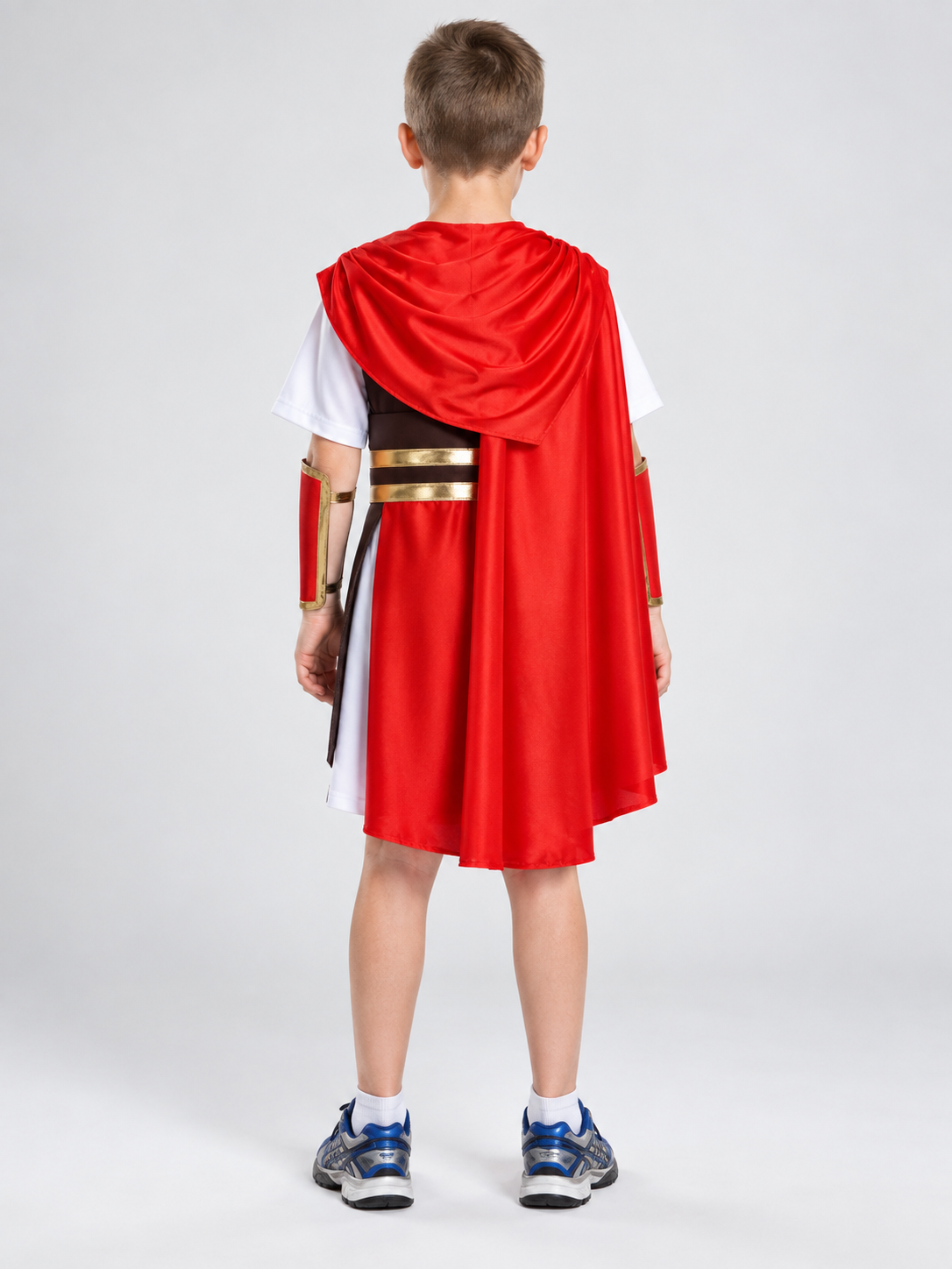 Children’s Roman Warrior Costume with Red Cape