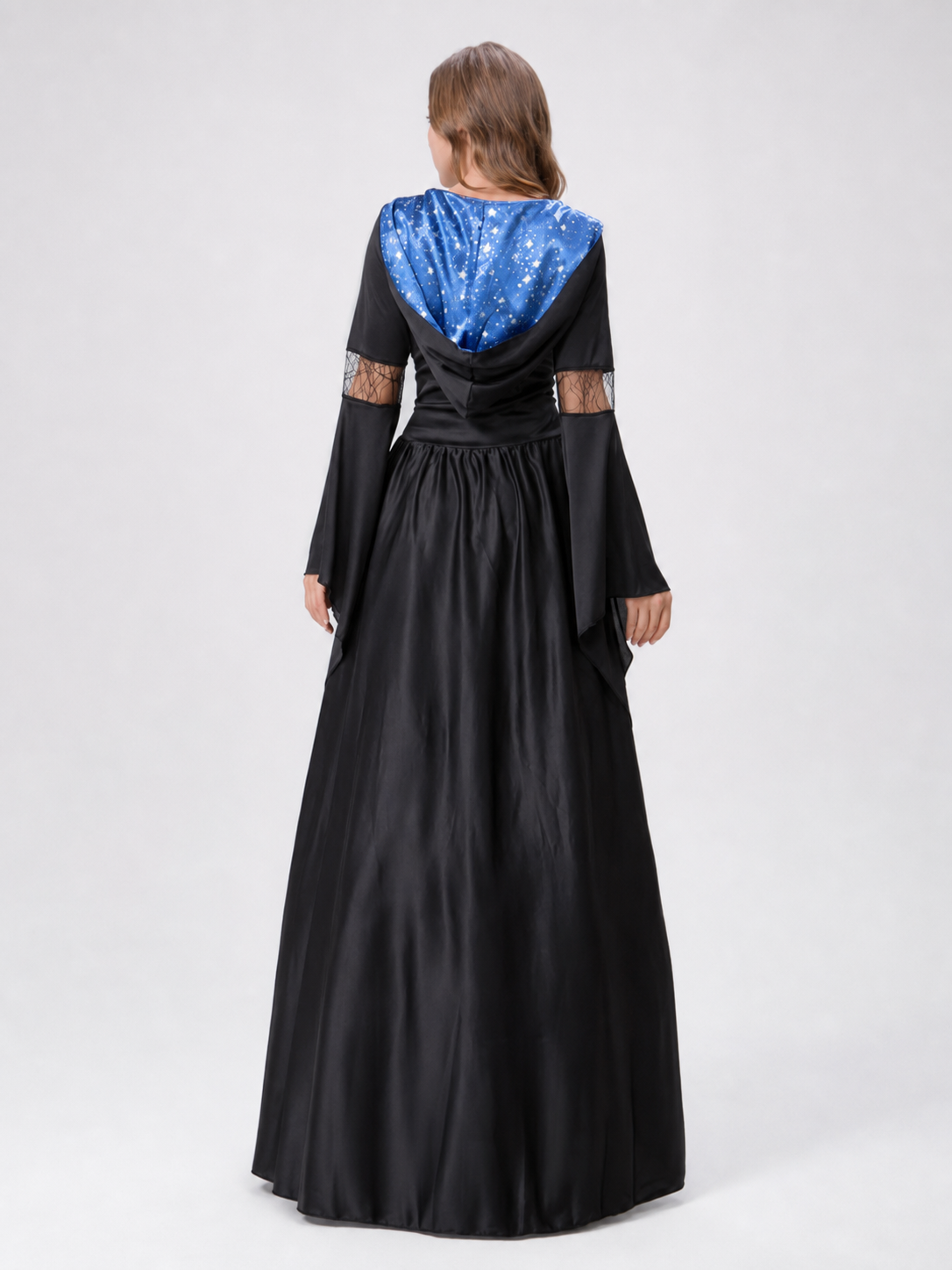 Hooded Costume Dress with Stars