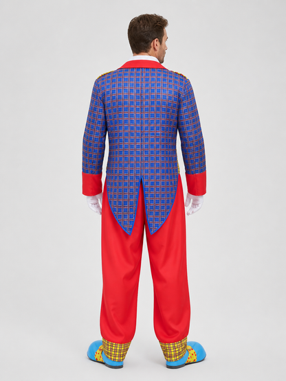 Halloween Clown Costume, Stage, 3-Piece back view