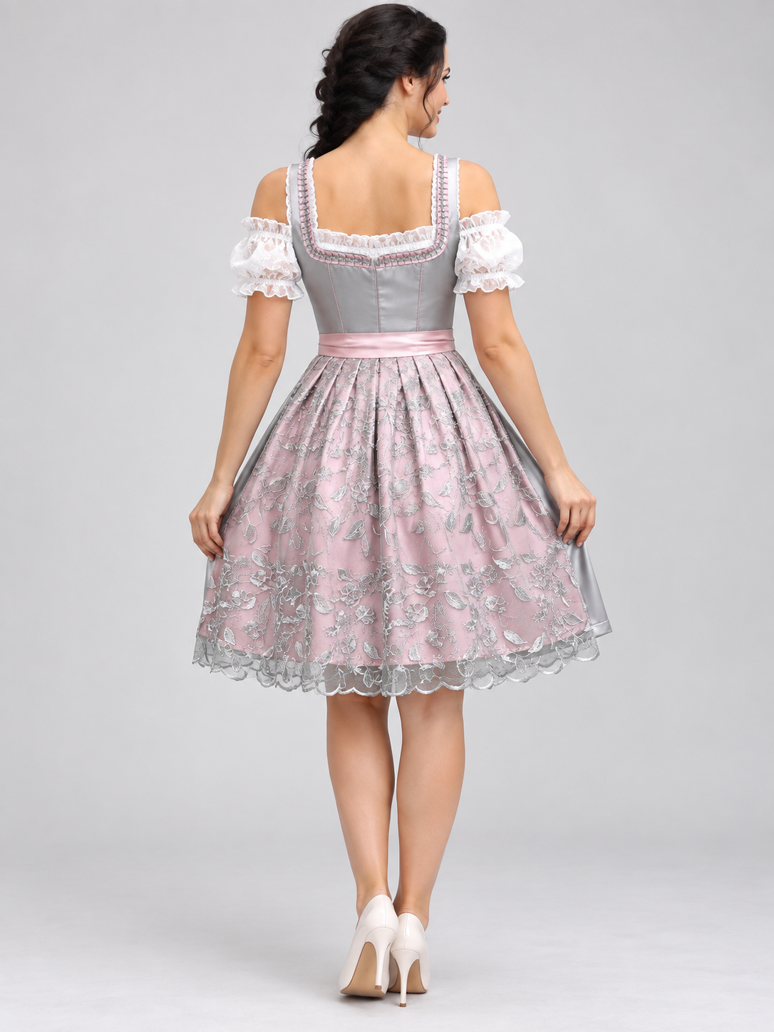 Tracht-Style Costume for Beer Festival with Corset