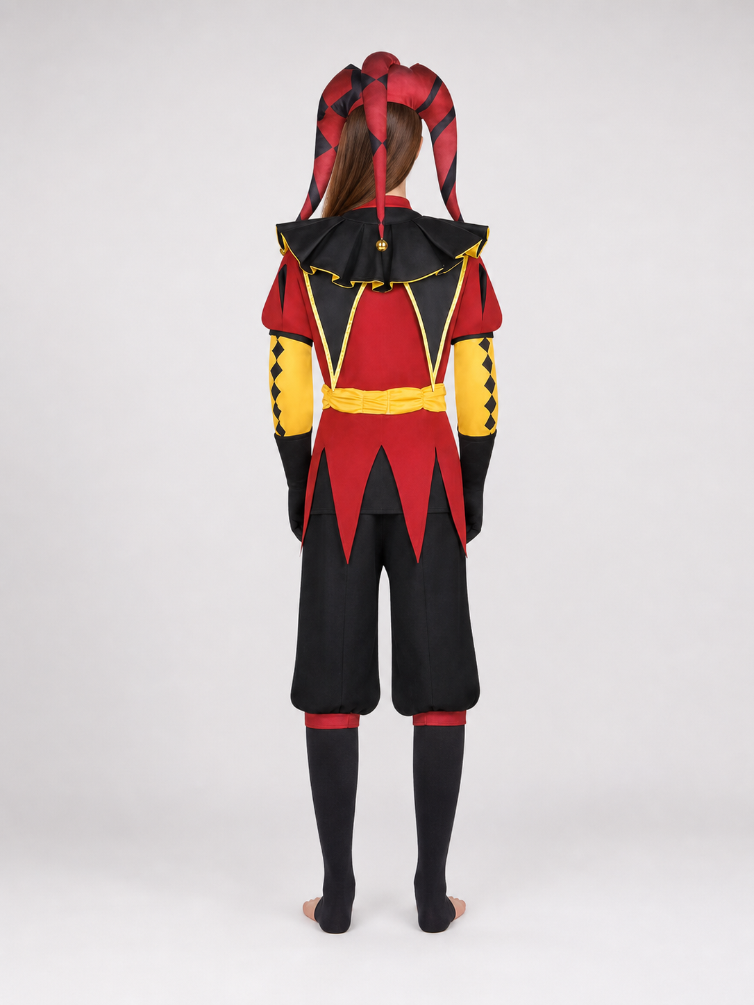 Jester Costume with Mask and Hat