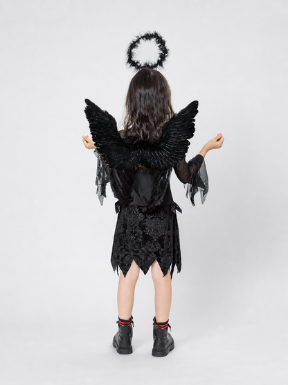 Angel Costume with Wings and Halo for Cosplay