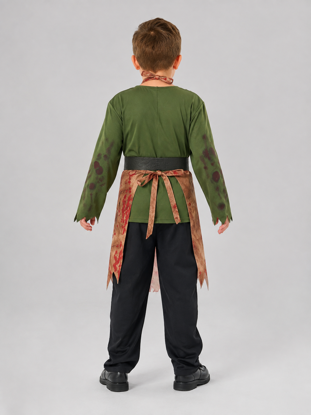 Zombie Chef Costume with Mask back view