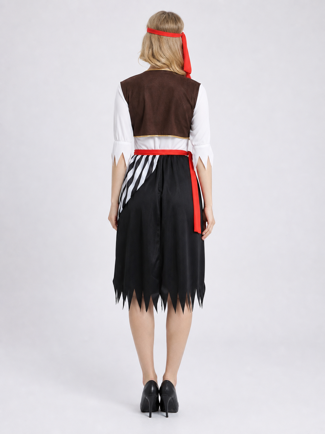 Pirate Costume with Headband and Belt