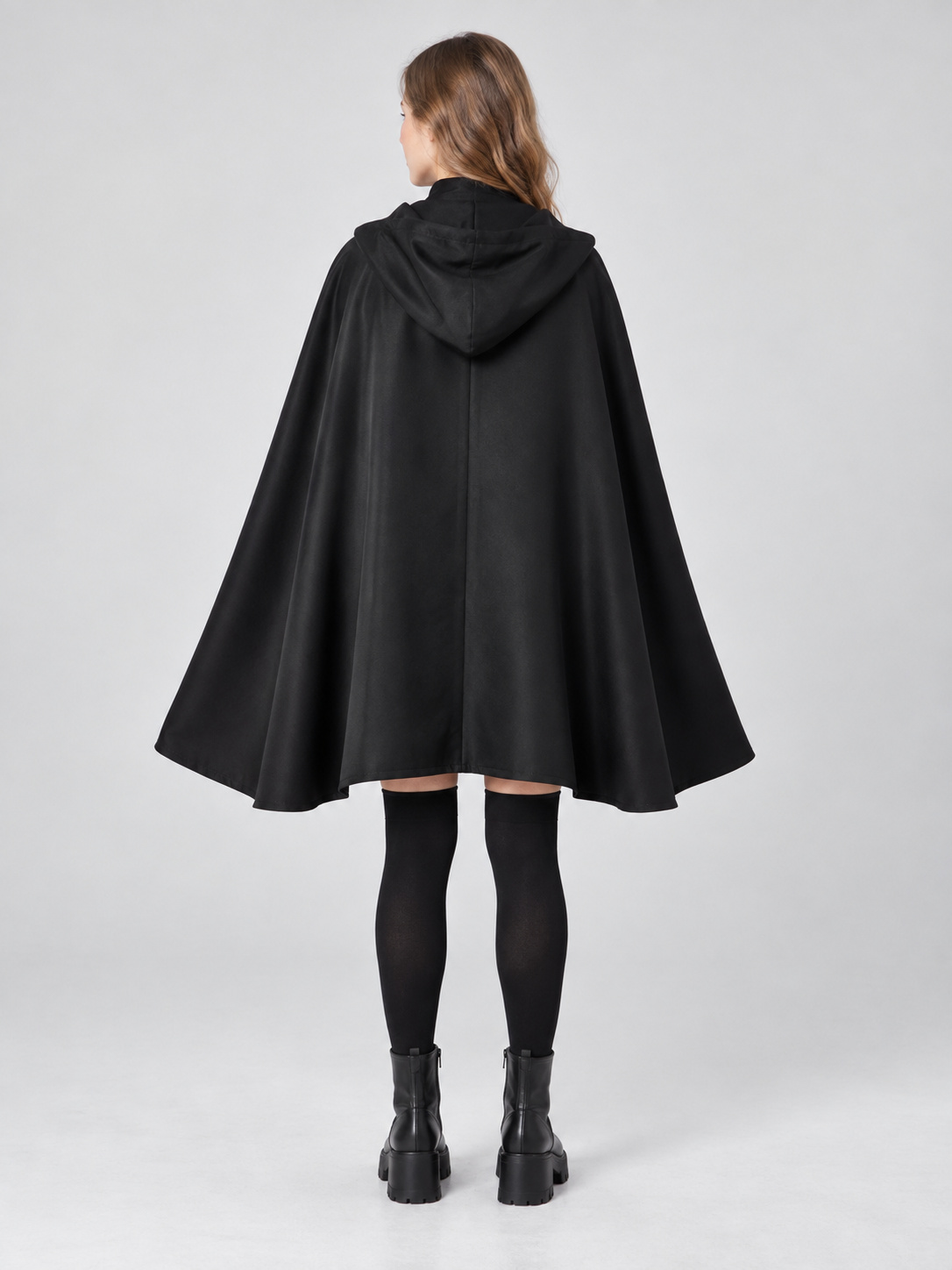 Vampire Costume with Black Cape and Top