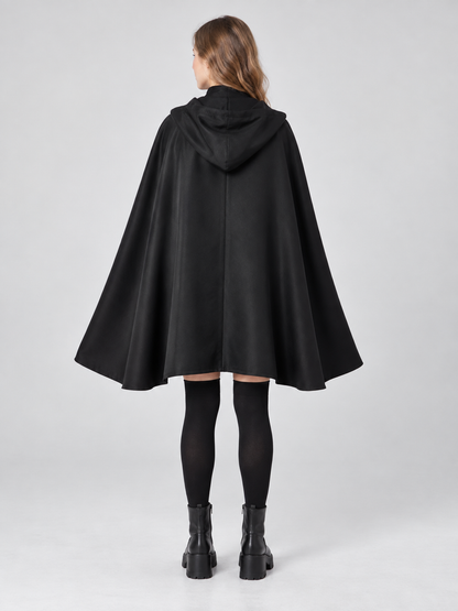 Vampire Costume with Black Cape and Top