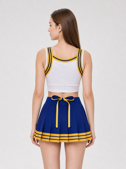 Taylor Swift Cheerleader Cosplay Costume with Bow