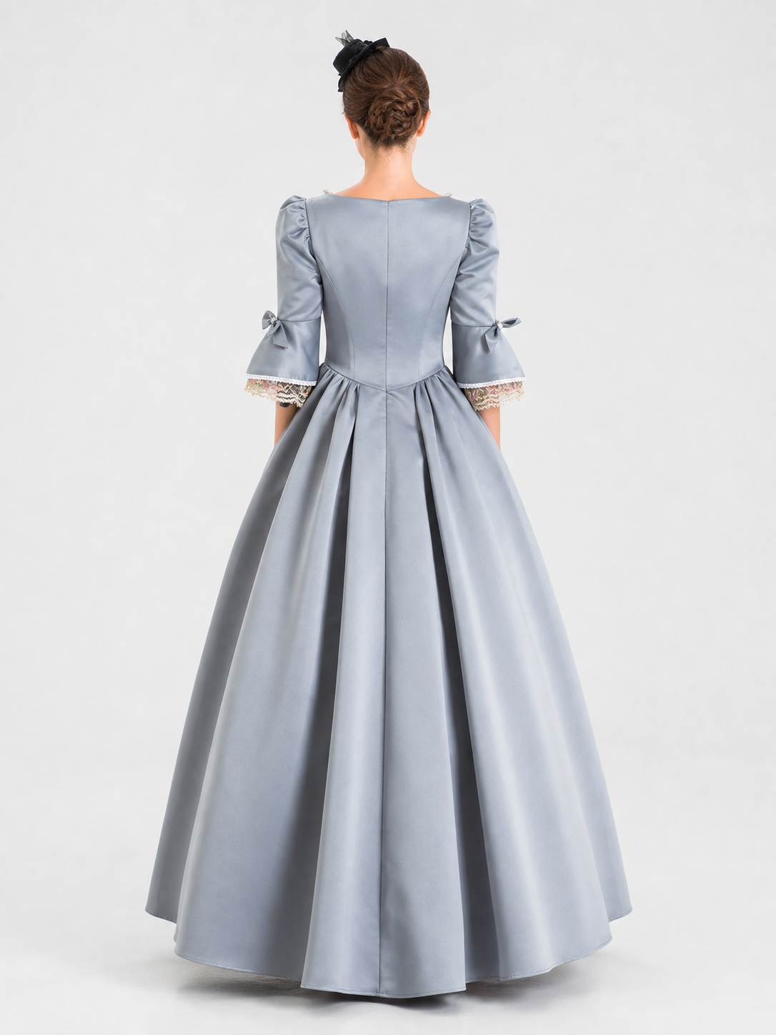 Historical-Style Carnival Dress with Lace