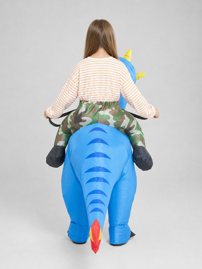 Inflatable Triceratops Costume for Carnival and Cosplay