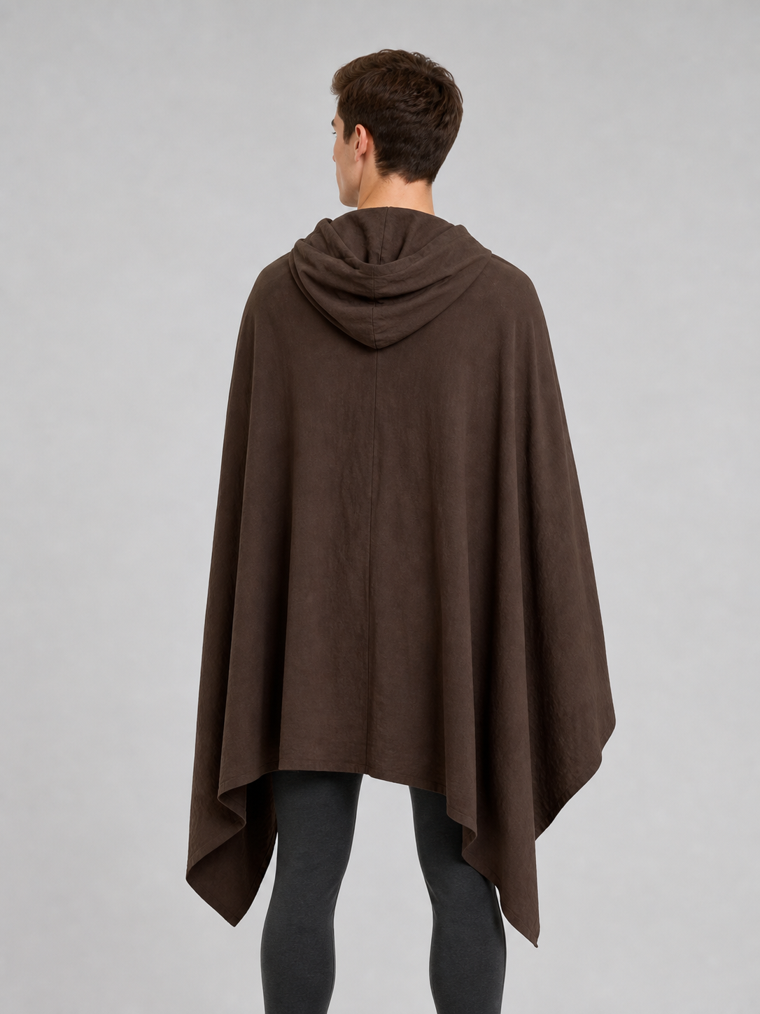 Brown Carnival Cloak with Hood