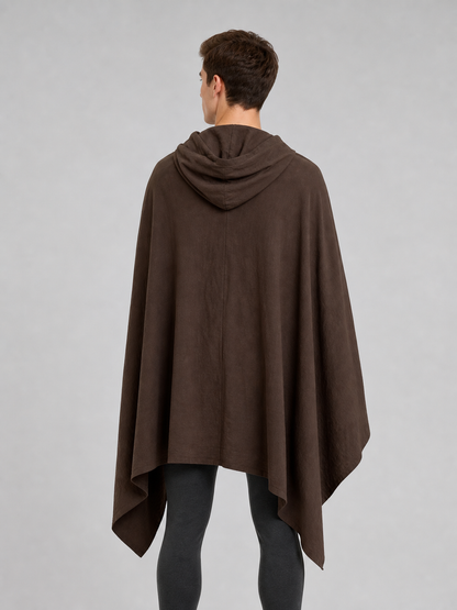 Brown Carnival Cloak with Hood